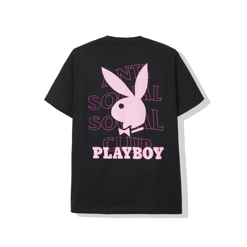 Anti Social Social Club Playboy Logo Tee Black - Novelship